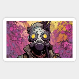 Post Apocalyptic Psycho Survivor Sticker